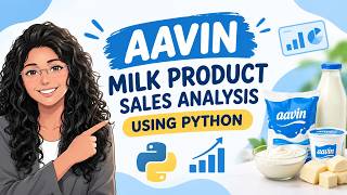 🥛 Aavin Sales Analysis Using Python 🐍 | 📊 Data Analyst Portfolio Project 🚀 | Beginner | Learn Data