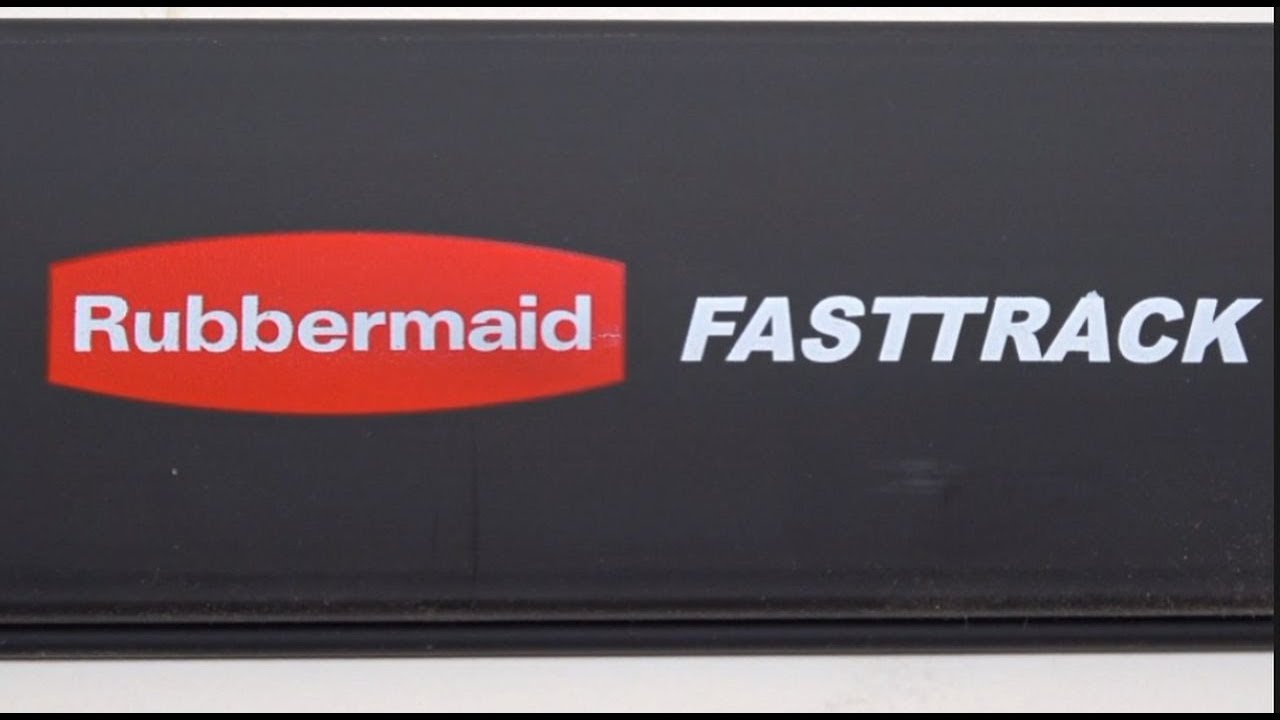 Rubbermaid FastTrack Garage Storage Rail System - Installation & Review 