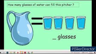 Measuring Capacity Using Non-standard Unit of Measurement/Grade 1 powerpoint presentation