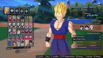 Dragon Ball Sparking Zero - Gohan SSJ (Super Hero) VS Majin Android 21