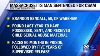 Wareham Man Sentenced For Possession Of Child Porn