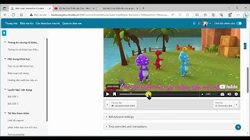 Hướng dẫn làm video tương tác H5P trong moodle