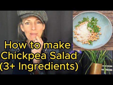 How to make Chickpea Salad (3+ Ingredients)