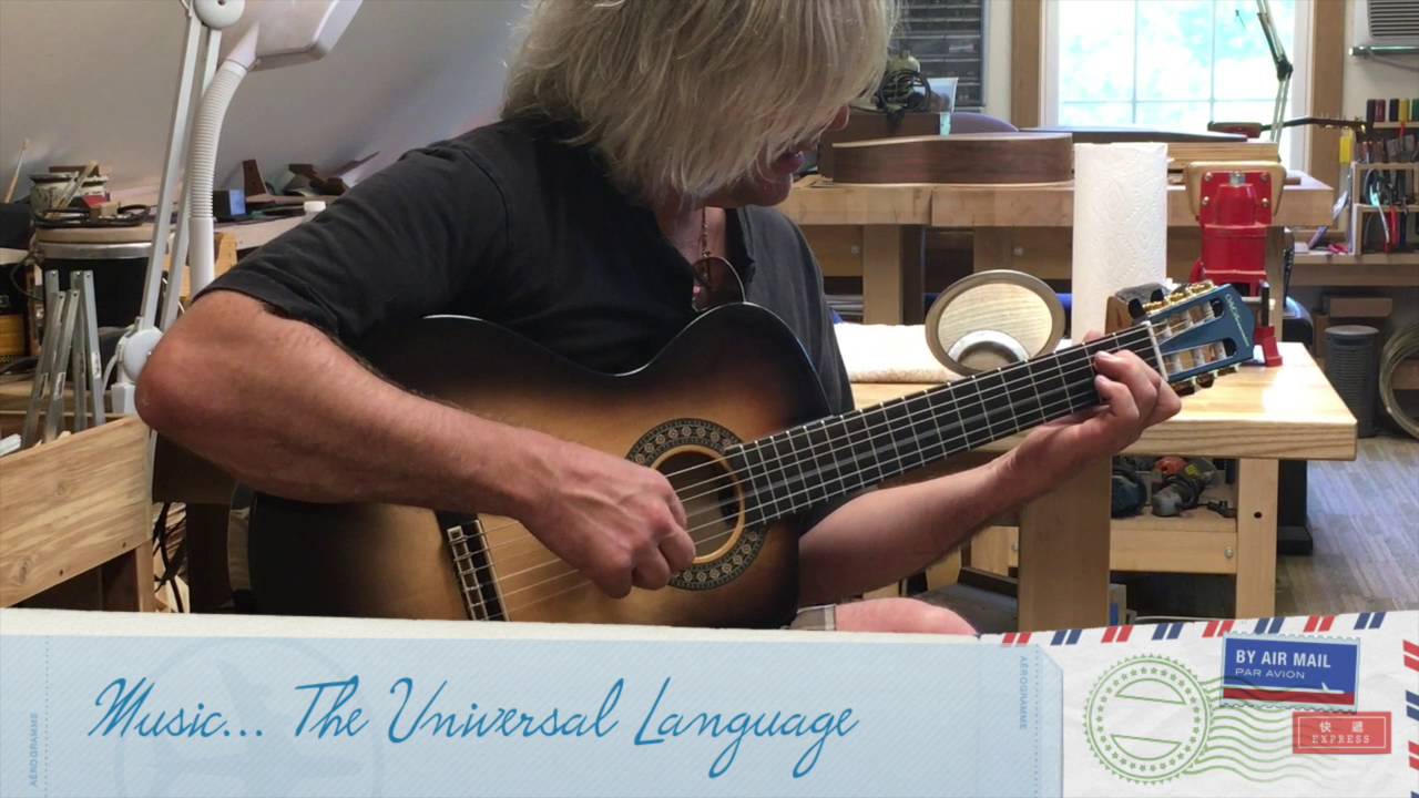 Jimmy Leahey visiting DiDomenico Guitars - Classical Guitar