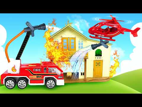 Kids' Fire Truck Rescue Toys. Toy Cars for Children