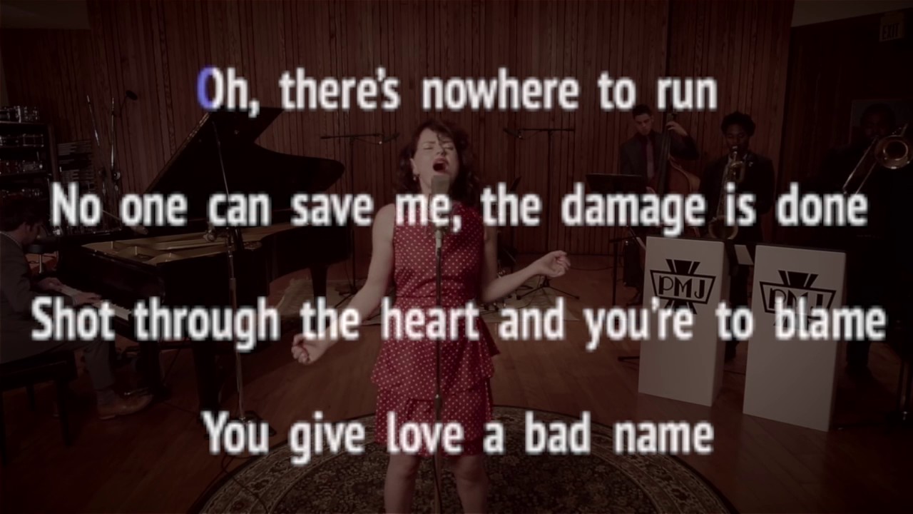 PMJ Karaoke: You Give Love a Bad Name (as sung by Jennie Lena) 