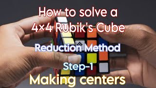 Celebrity How to solve a 4×4 by reduction method | Step1 - Making Centers | Dona_editz 2.0 Profile
