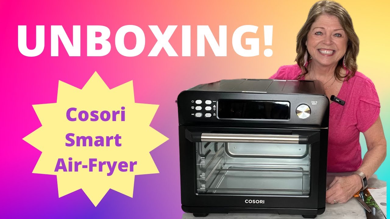  COSORI Air Fryer Toaster Oven, 12-in-1 Convection Ovens  CS100-AO Stainless Steel with Food Tray and Fryer Basket : Home & Kitchen