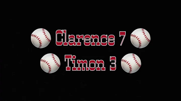 Clarence Baseball Senior Night 2017