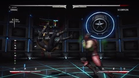 MKX:Mystic Ermac meterless 50/50,34% both combos