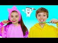 Brush your Teeth song - Nick and Poli Clothing Sing-Along Nursery Rhymes Kids Song