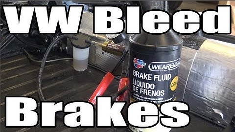 Classic VW BuGs How to Self Brake Bleeding Vintage Beetle Ghia Bus Volkswagen