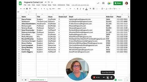 Google Sheets Tips - Column Width, and Freeze Rows & Columns