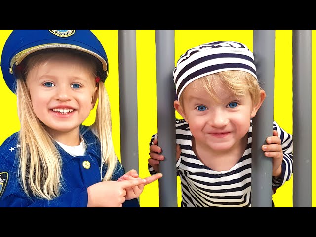 Policeman Song - Children Song by Katya and Dima class=