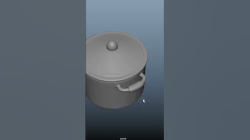 "Cooking Pot Modeling in Autodesk Maya"#autodesk #Cooking pot#short video