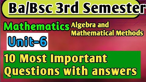 10 Most Important Questions with answer Bsc 3rd Semester Maths unit6 Laplace Transform #yourbscguide