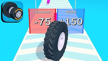 Wheel Types Run ​- All Levels Gameplay Android,ios (Levels 1-5)
