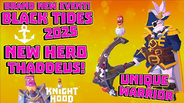 Brand new hero, Thaddeus! Black Tides 2025 first look
