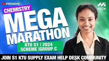 S1 KTU| CHEMISTRY | GROUP C  MODULE 4 | Marathon Youtube Premiere Class | 2024