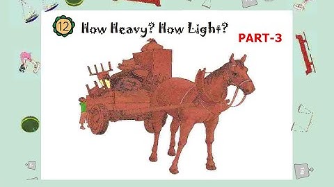 CLASS 4 | MATHS | CHAPTER 12 | PART - 3 HOW HEAVY? HOW LIGHT? | NCERT | BY HAPPY TO TEACH TUTORIAL