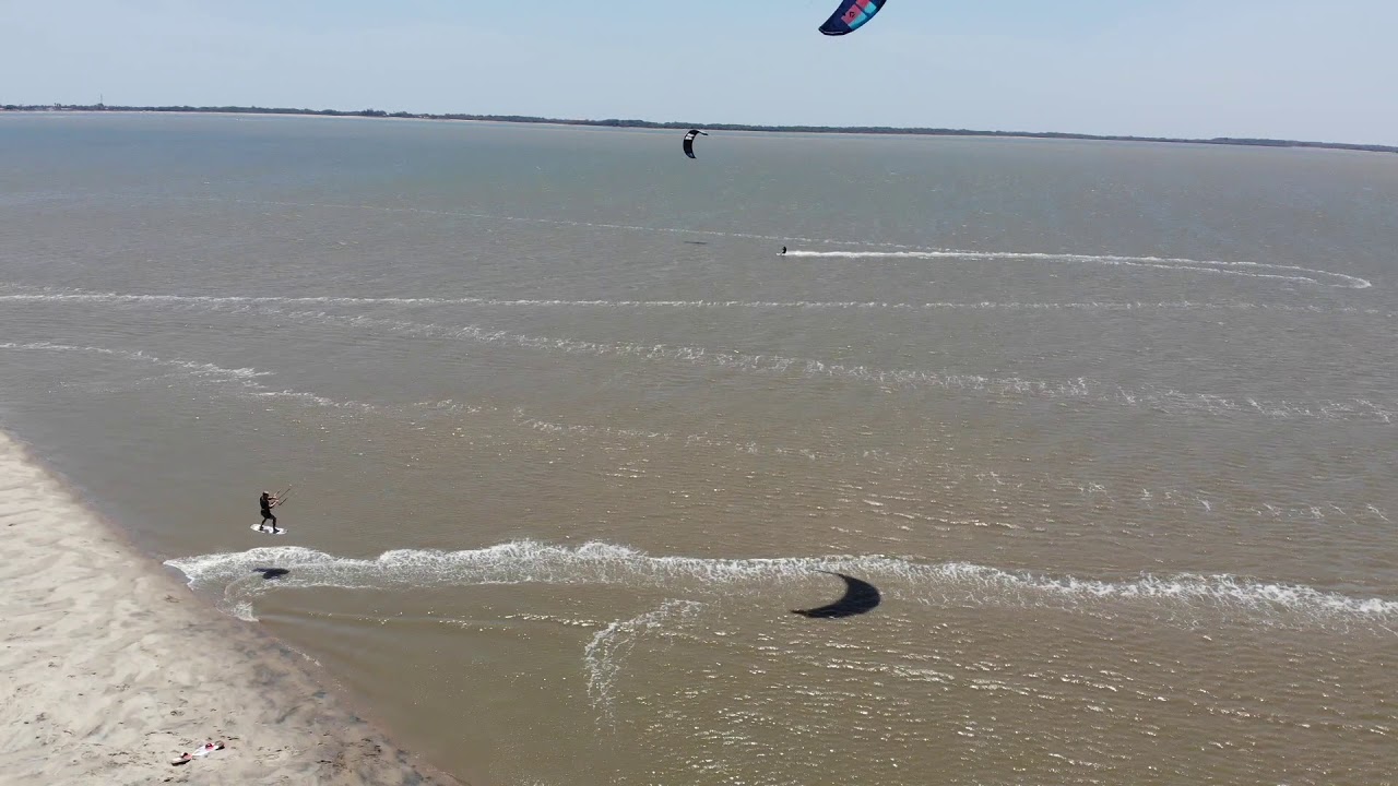 Kitesurfing in Panama! Sand bar session in Punta Chame YouTube