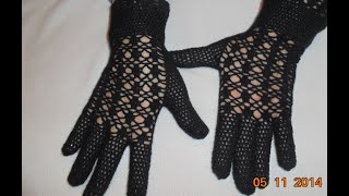 картинка: АЖУРНЫЕ ПЕРЧАТКИ КРЮЧКОМ Ч 2