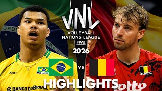 Brazil 🇧🇷 vs Belgium 🇧🇪 | Highlights | Men's VNL 2026