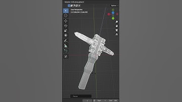Modeling SciFi Hammer In Blender Tutorial Part 2#shorts #blender #blender3d #fyp #subscribe