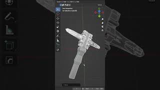 Modeling SciFi Hammer In Blender Tutorial Part 2#shorts #blender #blender3d #fyp #subscribe