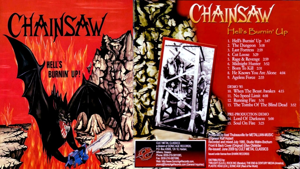 Chainsaw | Germany | 1986 | Hell's Burnin' Up | Full Rare Album