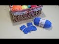 Вязаные носки для новорожденных. Knitted socks for the newborn.