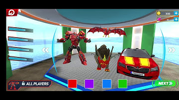 Lion Robot Car Game 2021 – Flying Bat Robot Games ||Android Game Play || Walkthrough Part=1