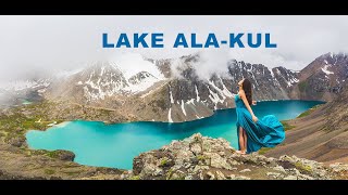 :    -     -. Hike to Ala-Kol lake in Kyrgyzstan