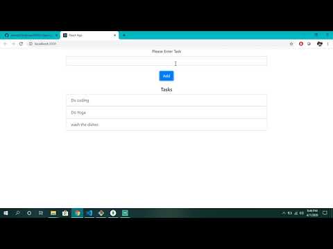 Simple react application using node js, express js and mongoDB | MERN stack application