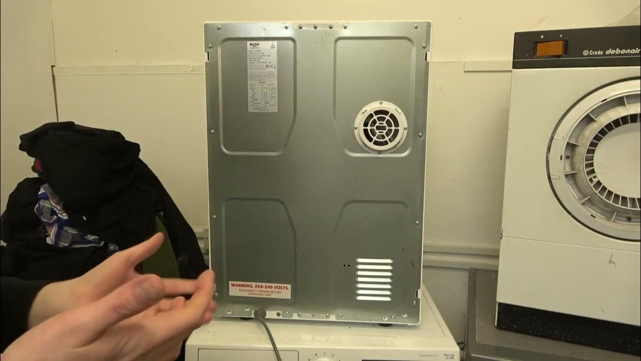 Review of Bush 3kg compact vented dryer TD3CNBW YouTube