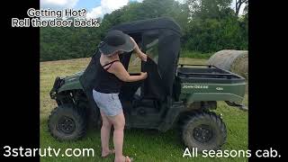 John Deere Gator Convertible Soft Cab | Open for Summer, Closed for Winter screenshot 1