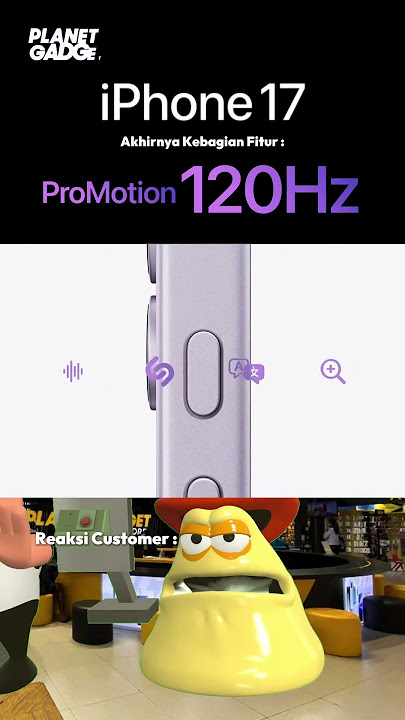 Reaksi customer saat liat fitur dari Iphone17🤭