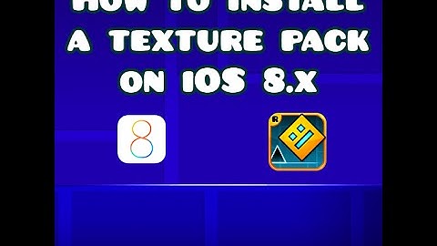 How to install a texture pack on Geometry Dash for iOS 8.x (Jailbreak required)
