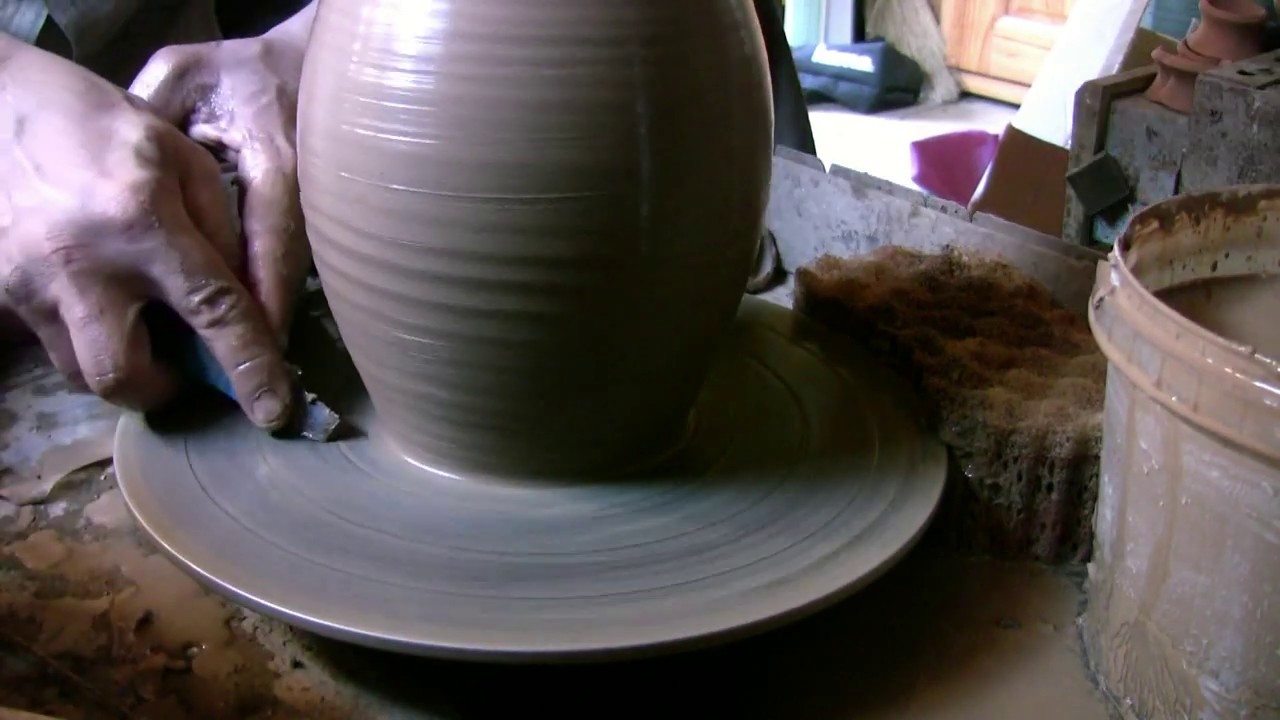 Pottery garlic jar YouTube