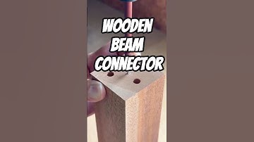 HOW TO CONNECT WOODEN BEAMS WITH PRECISION #diy
