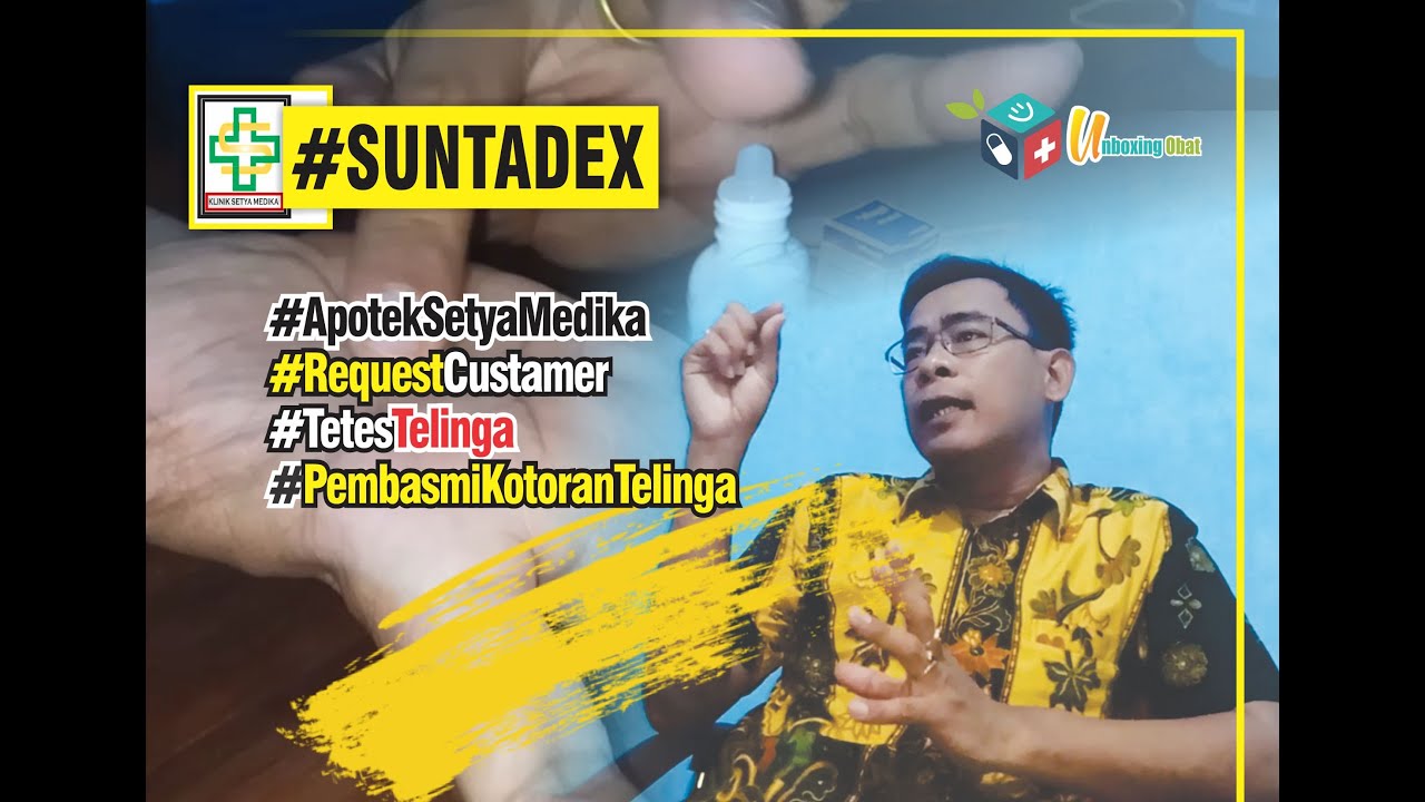 SANTADEX Tetes Telinga Pembersih Kotoran Telinga Mengatasi Telinga