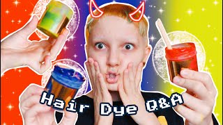 coloring my hair with chop sticks & answering questions