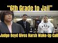 Judge Boyd Confronts Defendant Who Chose Jail Over School#courtroomdrama #courtcase #viralcourt