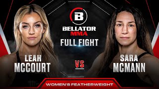 Leah McCourt vs Sara McMann | Bellator 300 Full Fight