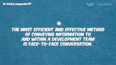 Face to face communication preferred