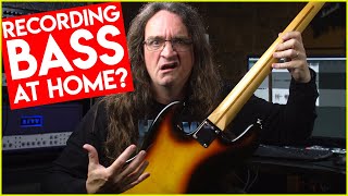 15 MISTAKES to AVOID While Recording Bass at Home!