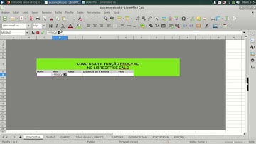 Procv LibreOffice Calc