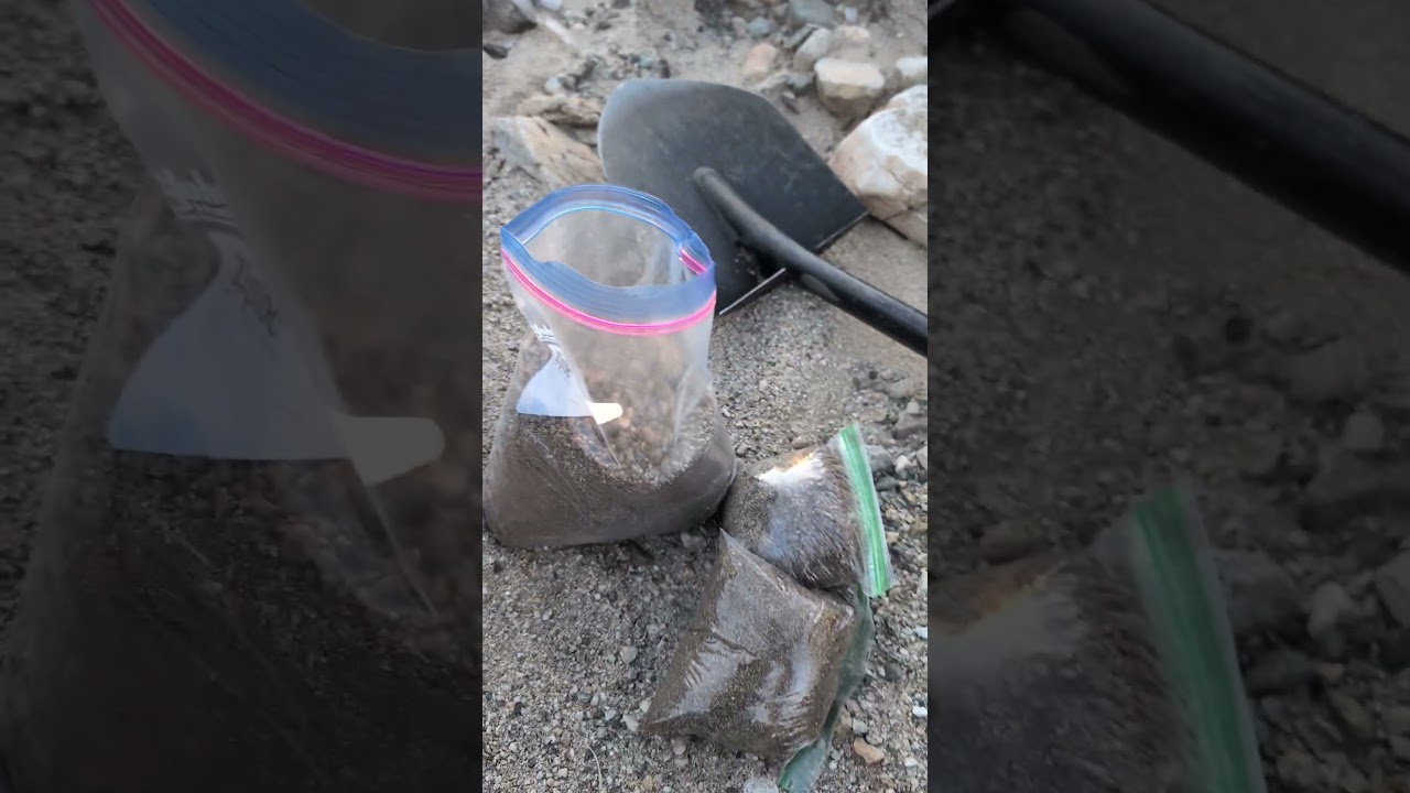 Taking black sand/gold samples & tips from California 