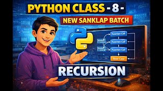 Python Class - 8 - New Sanklap Batch - Recursion