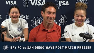 Bay FC vs San Diego Wave Post-Match Press Conference